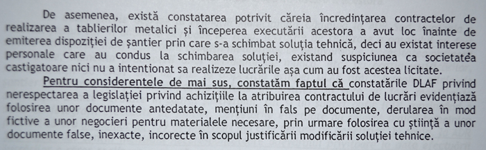 Facsimil 3 Exclusiv. Modernizarea Căii Dacia, o investiţie cu fonduri europene, dar şi cu foarte multe nereguli (I)
