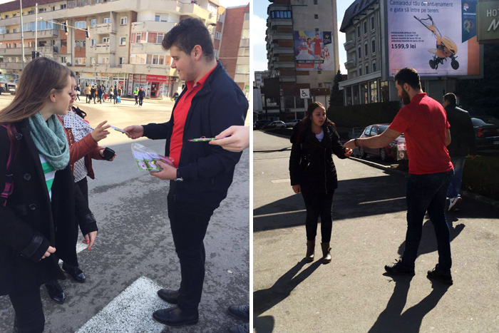 TSD 2 Tinerii din PSD Câmpina le au oferit mărțișoare doamnelor și domnișoarelor