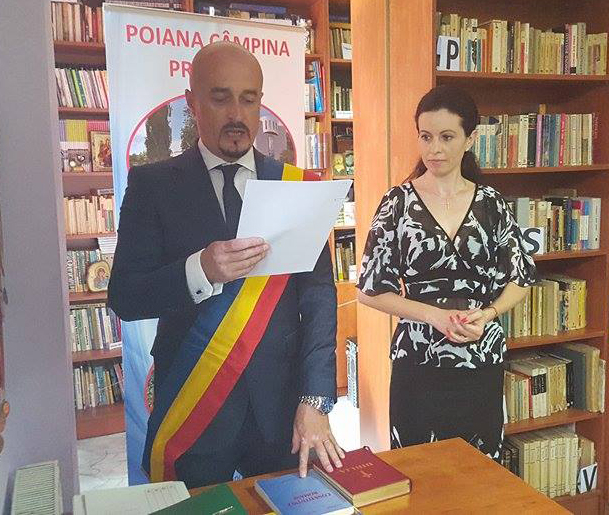 poiana alin Alin Moldoveanu a depus jurământul pentru un nou mandat de primar al comunei Poiana Câmpina